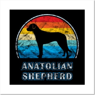 Anatolian Shepherd Vintage Design Dog Posters and Art